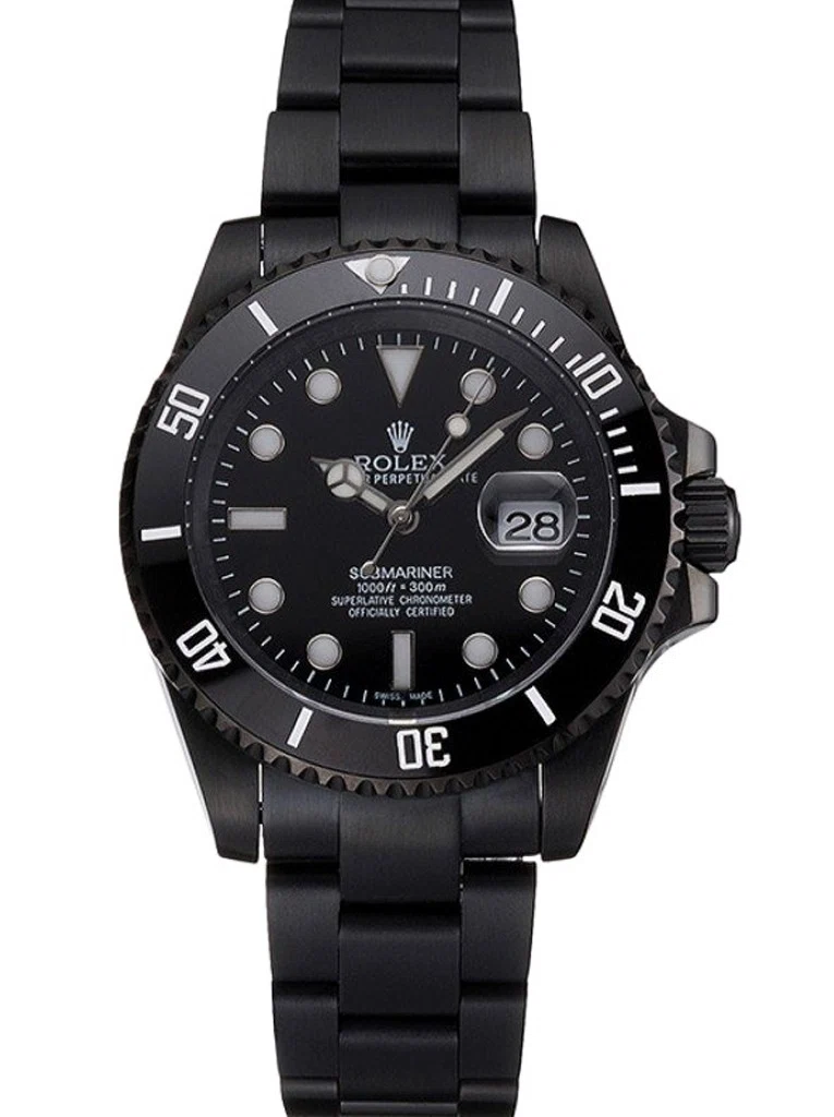 Superclone Submariner schwarzes Zifferblatt PR18239B