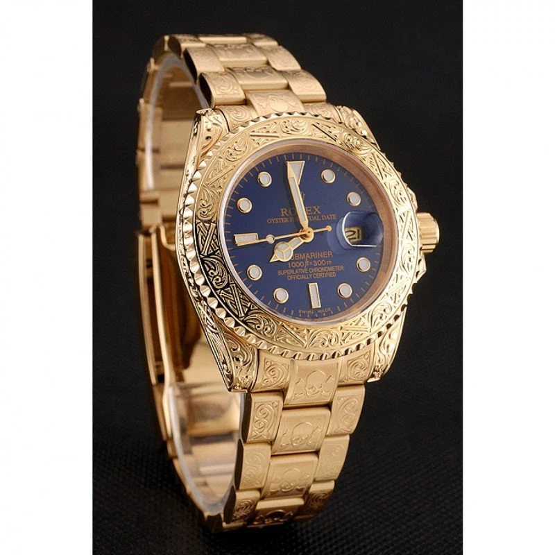 Superclone Submariner blaues Zifferblatt 1454089 Schrägansicht