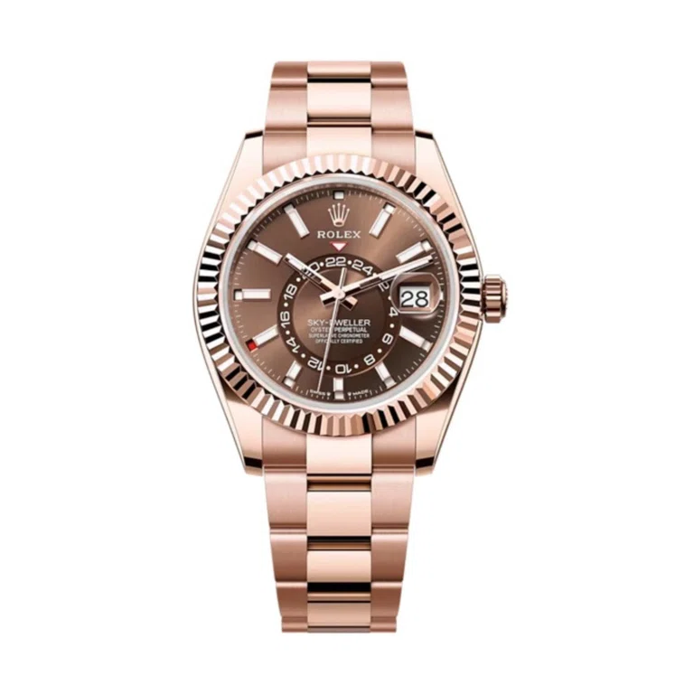 Superclone Sky-Dweller schokoladenbraunes Zifferblatt 336935
