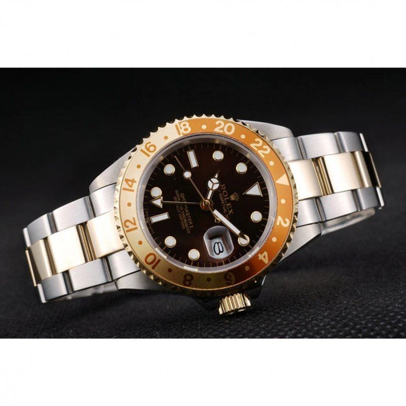 GMT-Master II schwarzes Zifferblatt PR151515 Nahaufnahme