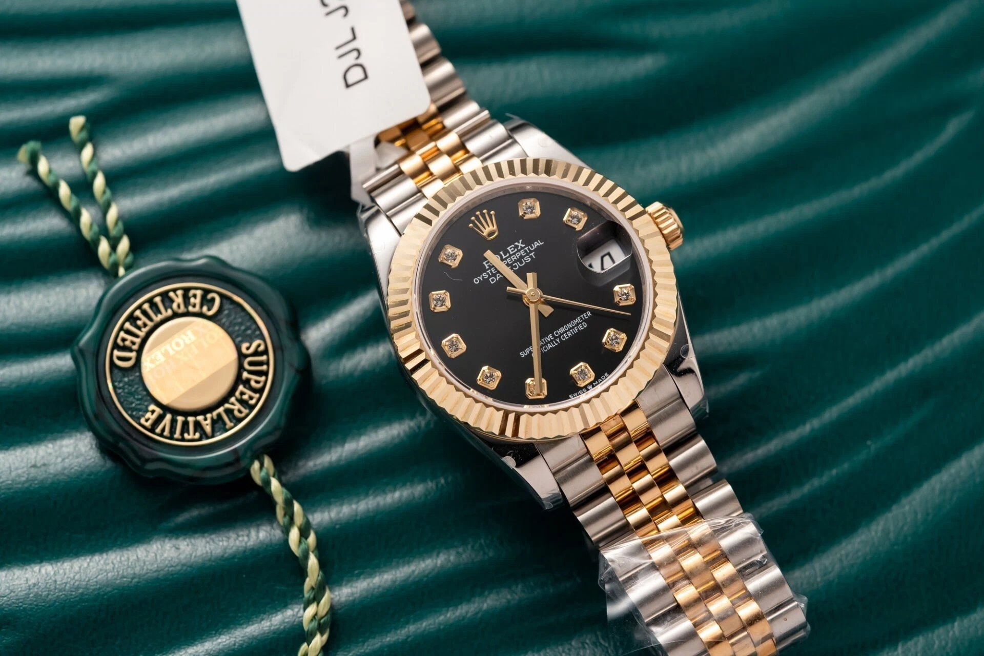 Rolex Datejust schwarzes Zifferblatt mit Diamantbesatz 126231-0019 36 mm – Bild 3