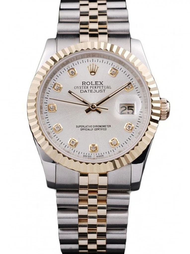 Superclone Datejust weißes Zifferblatt SRL10