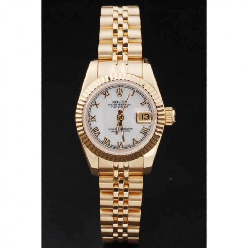 Superclone Datejust weißes Zifferblatt SRL100 Perspektivansicht