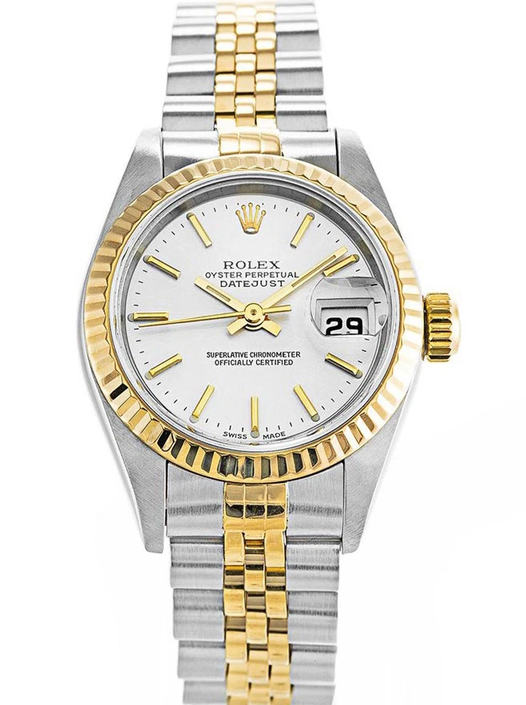Datejust weißes Zifferblatt 79173