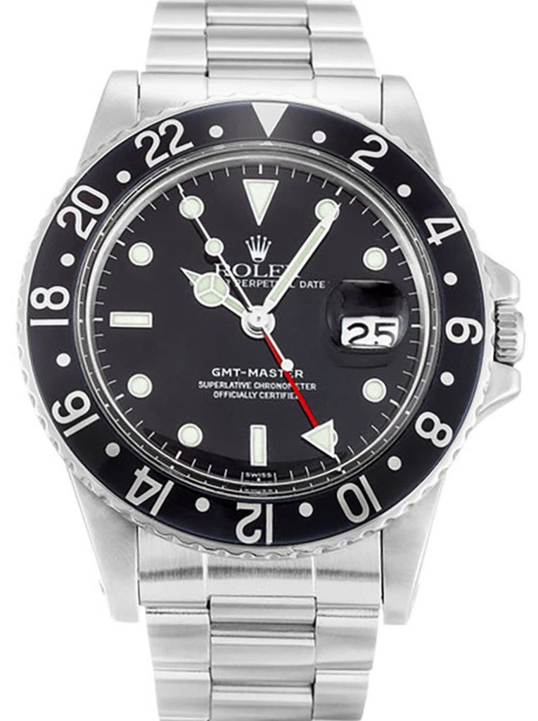 GMT-Master schwarzes Zifferblatt 16750