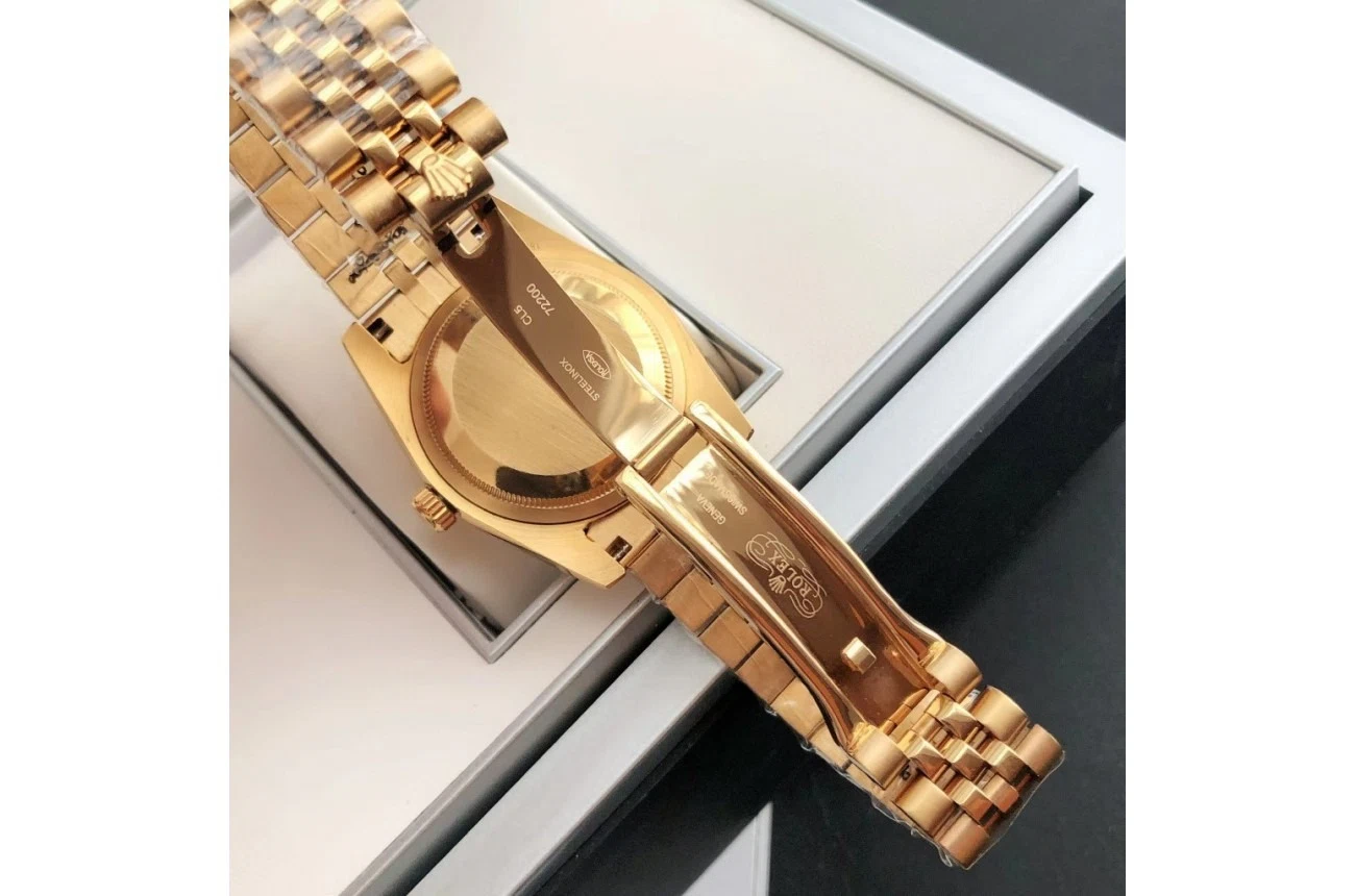 Datejust Roségold/Roségold Jubilee Grün/Zifferblatt Detailansicht