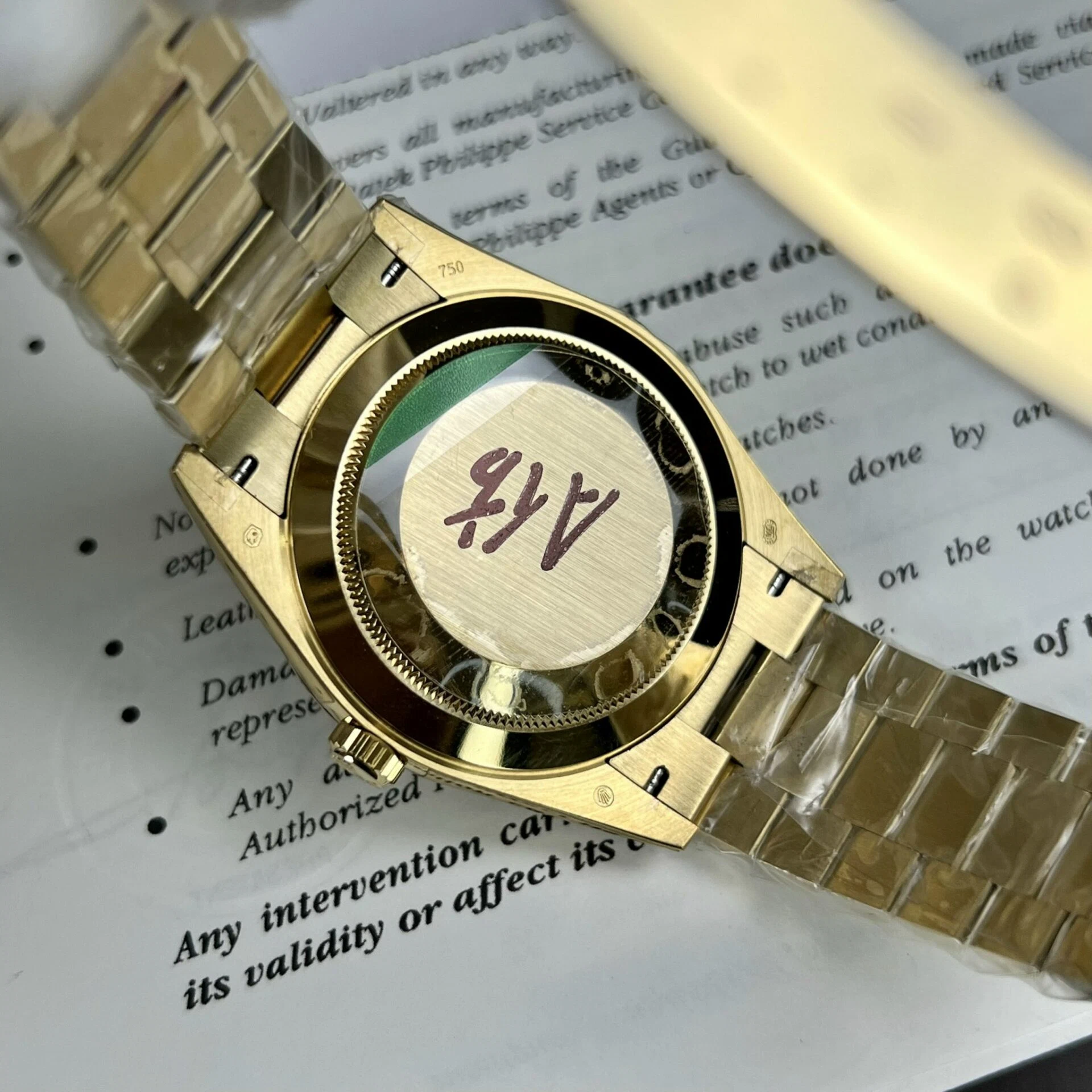 Rolex Day-Date Weißes Perlmutt Zifferblatt mit Diamantbesatz 128238-0123 36 mm – Superclone – Bild 8