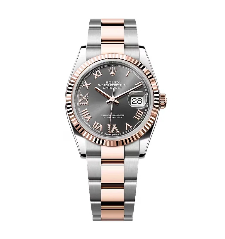 Rolex Datejust schiefergraues Zifferblatt 126231-0024 36 mm