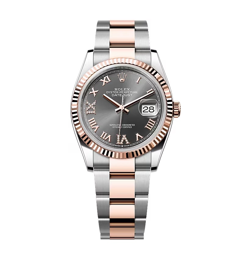 Rolex Datejust schiefergraues Zifferblatt 126231-0024 36 mm