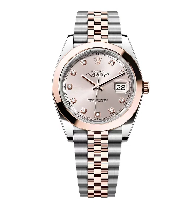Rolex Datejust Sundust-Zifferblatt mit Diamantbesatz 126301-0008 41 mm