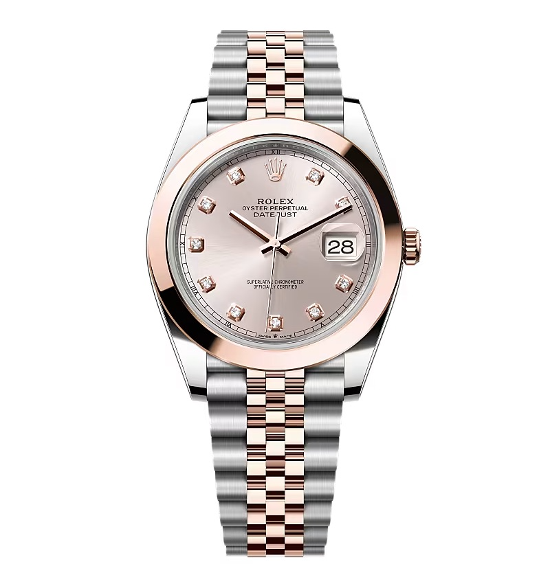 Rolex Datejust Sundust-Zifferblatt mit Diamantbesatz 126301-0008 41 mm