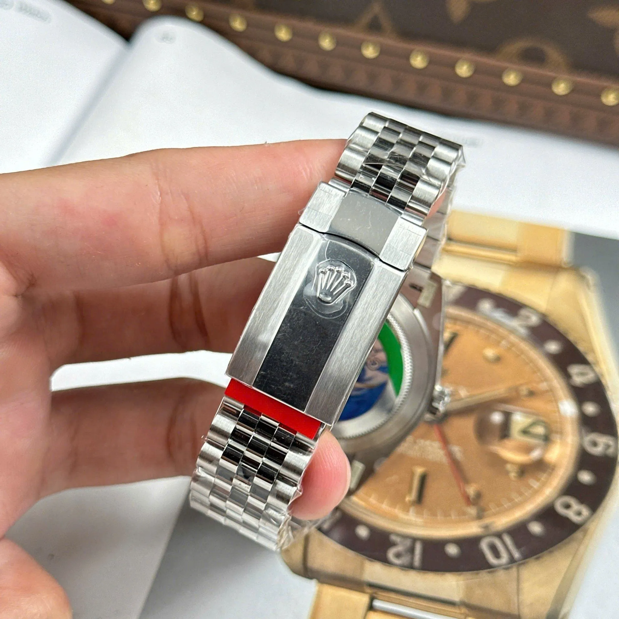 Datejust schiefergraues Zifferblatt Geriffelt Lünette Jubilee Armband