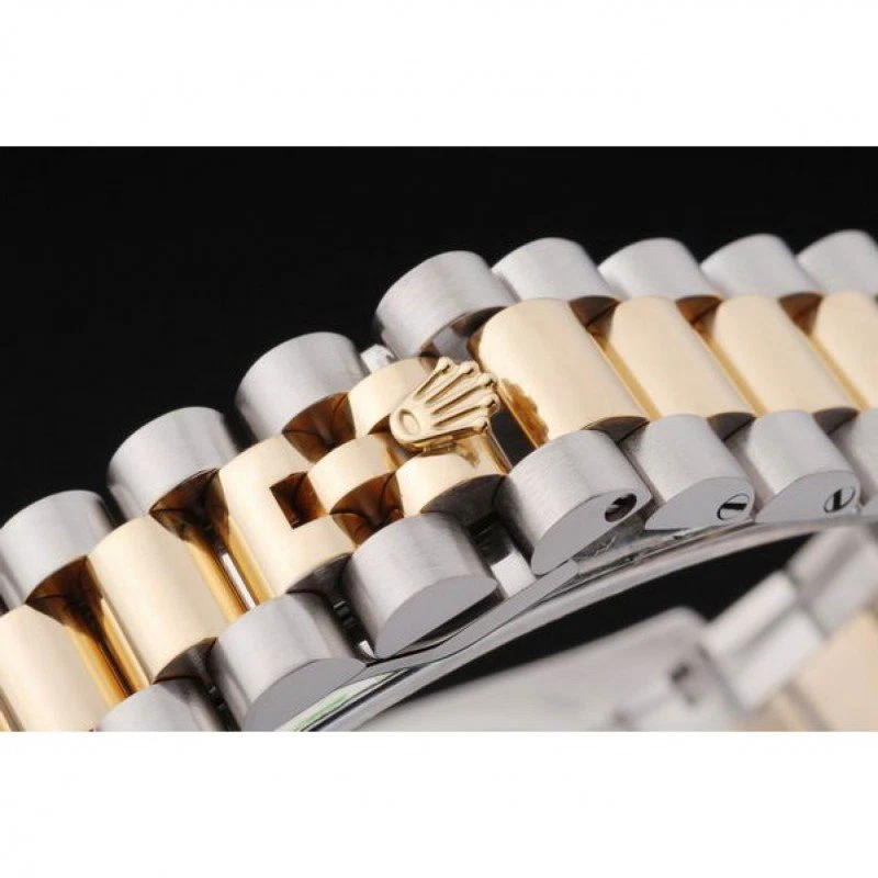 Superclone Datejust goldfarbenes Zifferblatt SRL40 Schrägansicht