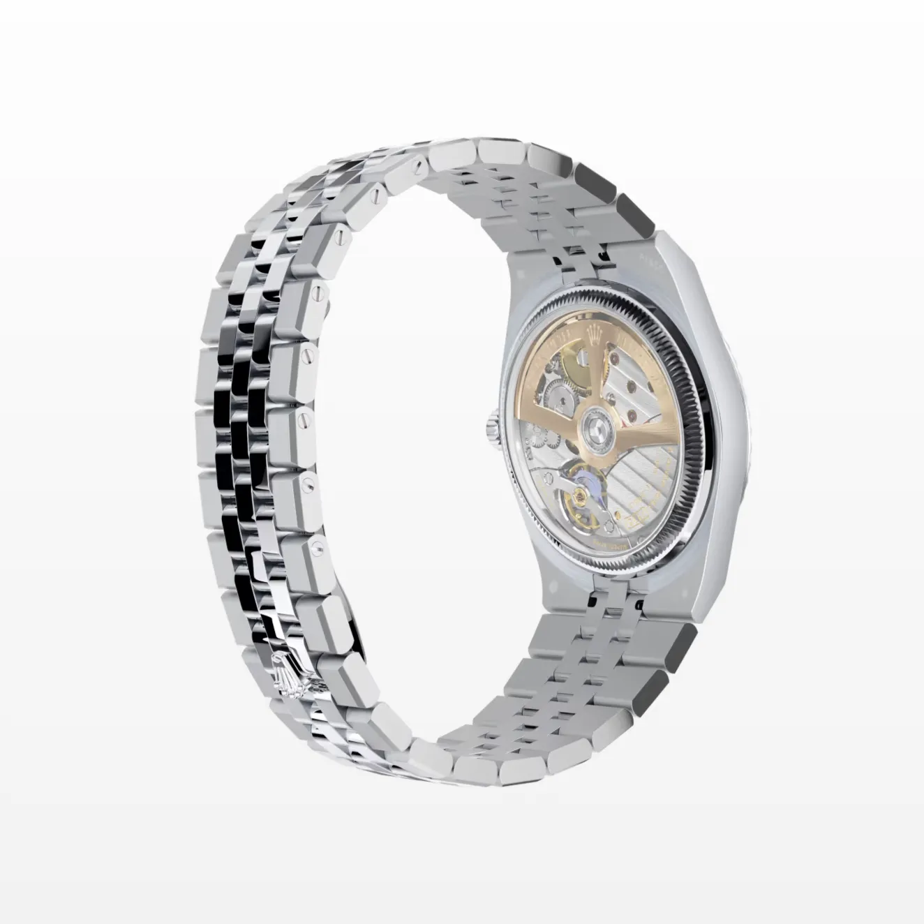 Land-Dweller 36 mm Platin Profilansicht