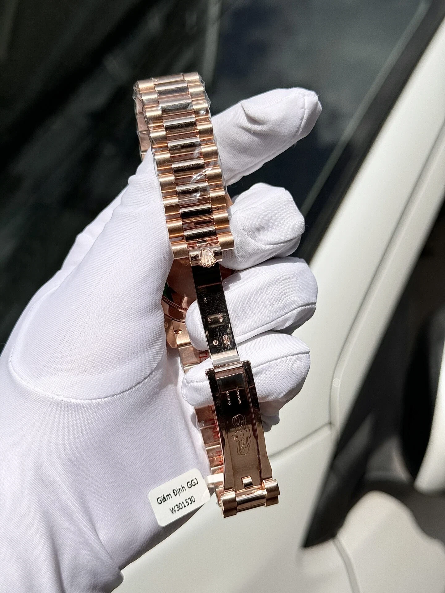 Rolex Day-Date mit Diamantbesatz-Pavé Zifferblatt 128235-0039 36 mm – Superclone – Bild 7