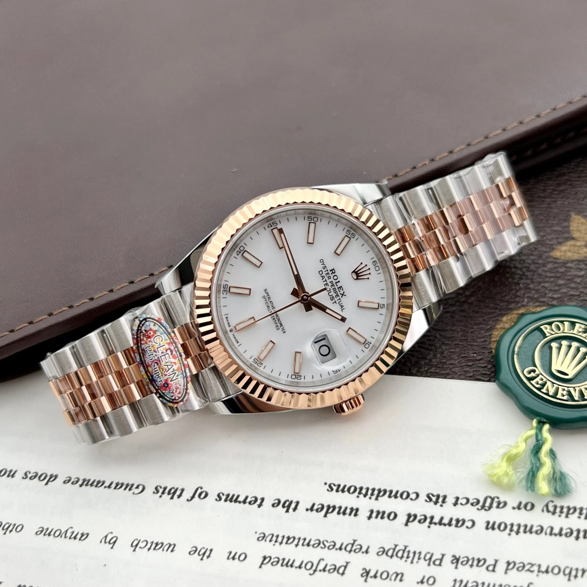 Rolex Datejust weißes Zifferblatt 126231-0017 36 mm – Bild 3