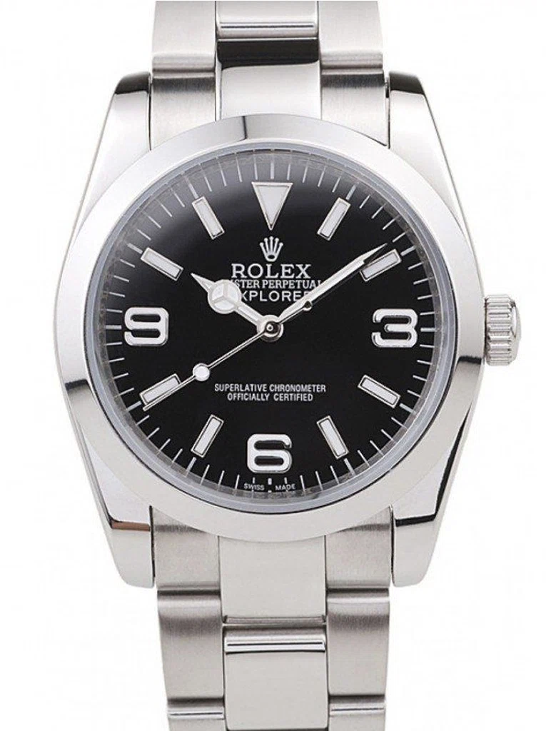 Explorer schwarzes Zifferblatt 98087