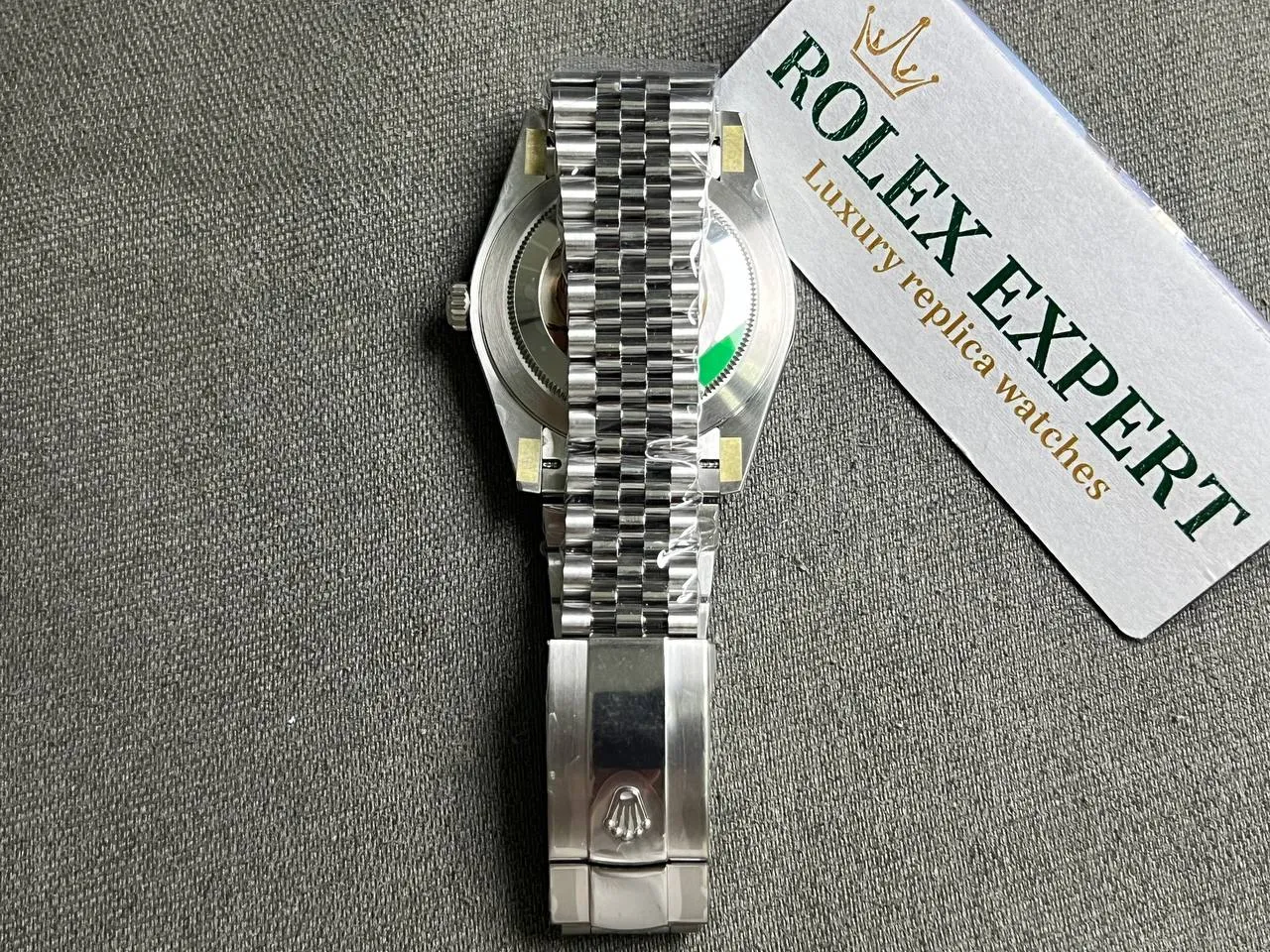 Superclone Datejust blaues Zifferblatt 126334 Jubilee Schrägansicht