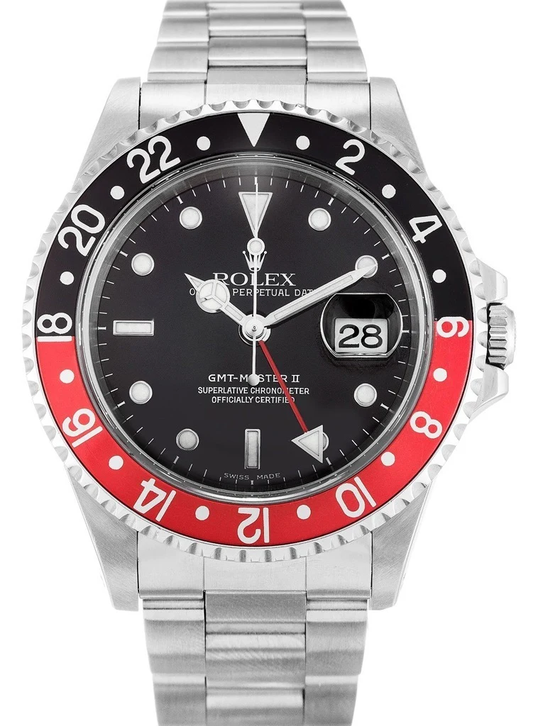 GMT-Master II schwarzes Zifferblatt 16710 "Coke"