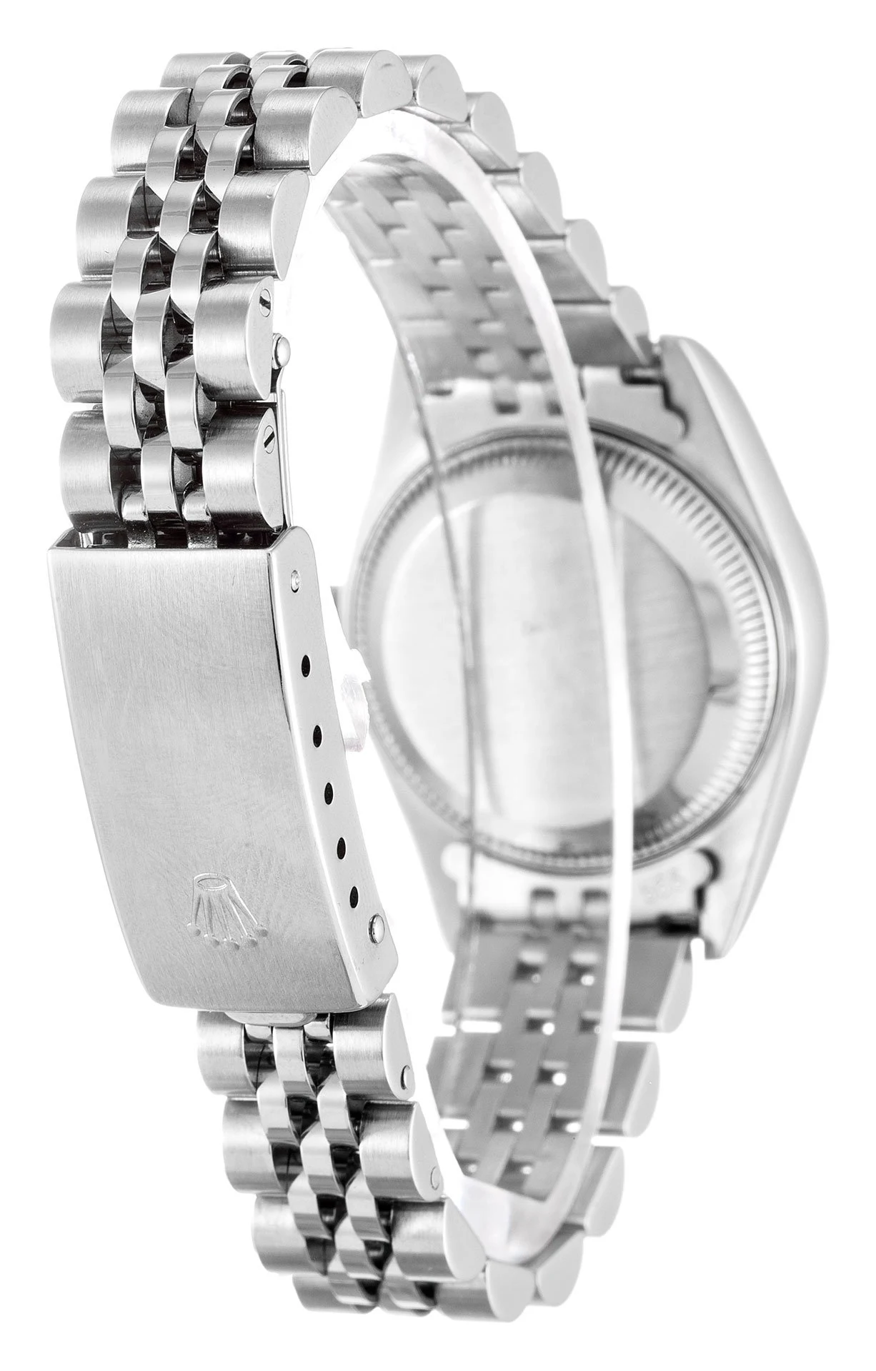 Lady-Datejust weißes Zifferblatt 69174 Schrägansicht