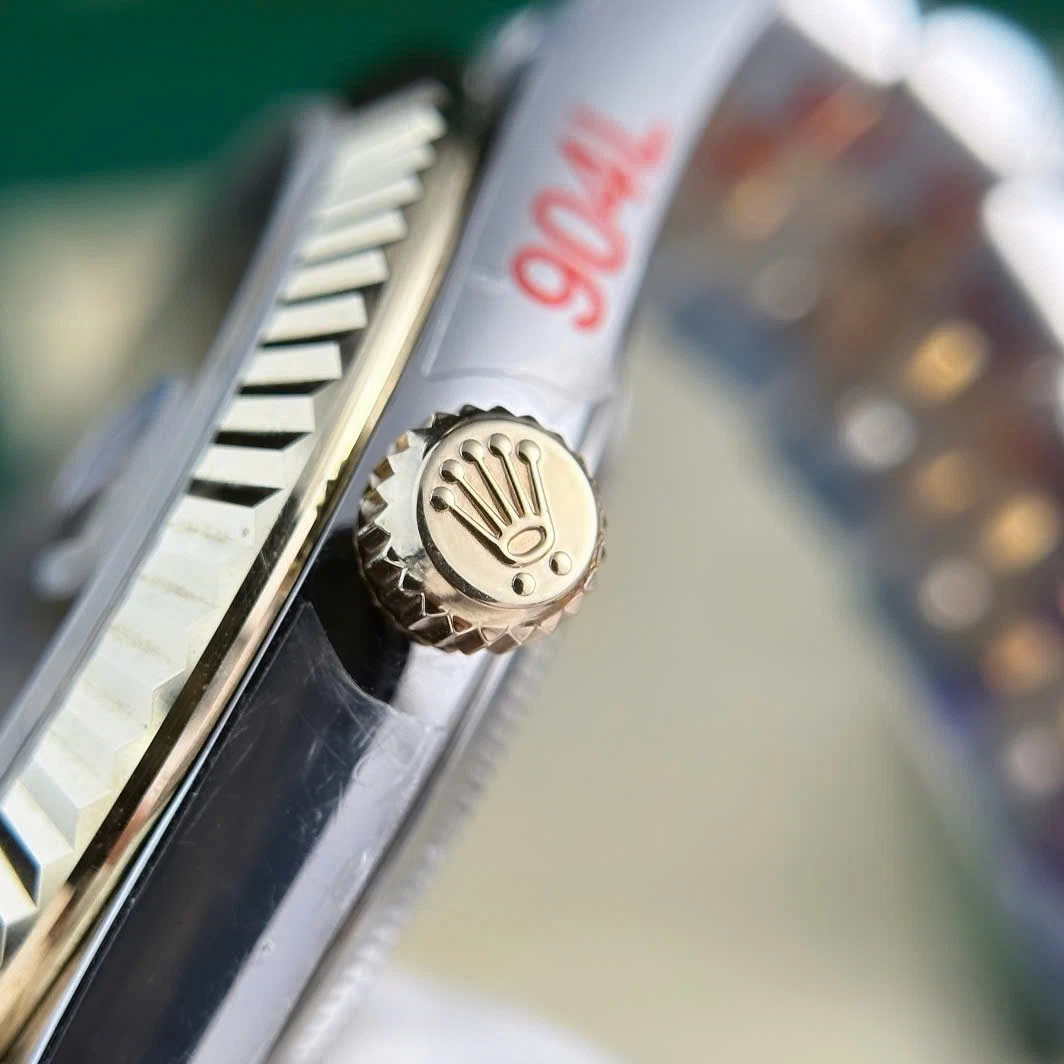 Rolex Datejust champagnerfarbenes Zifferblatt mit Diamantbesatz 126333-0012 41 mm – Bild 8