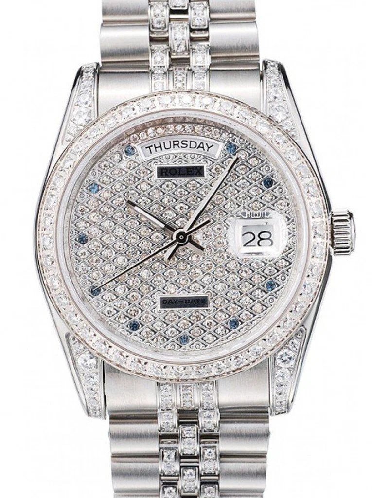Day-Date Zifferblatt mit Diamantbesatz 41985