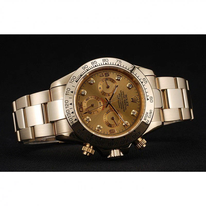 Daytona goldfarbenes Zifferblatt 1454245 Designdetail