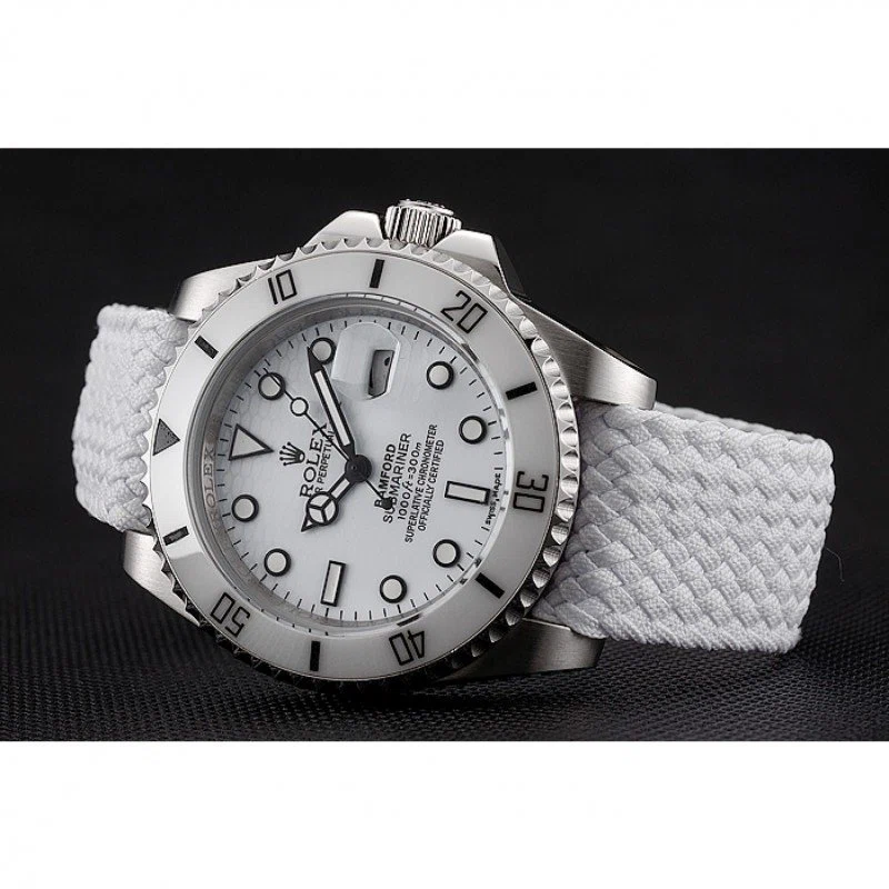 Submariner weißes Zifferblatt 1453867 Nahaufnahme