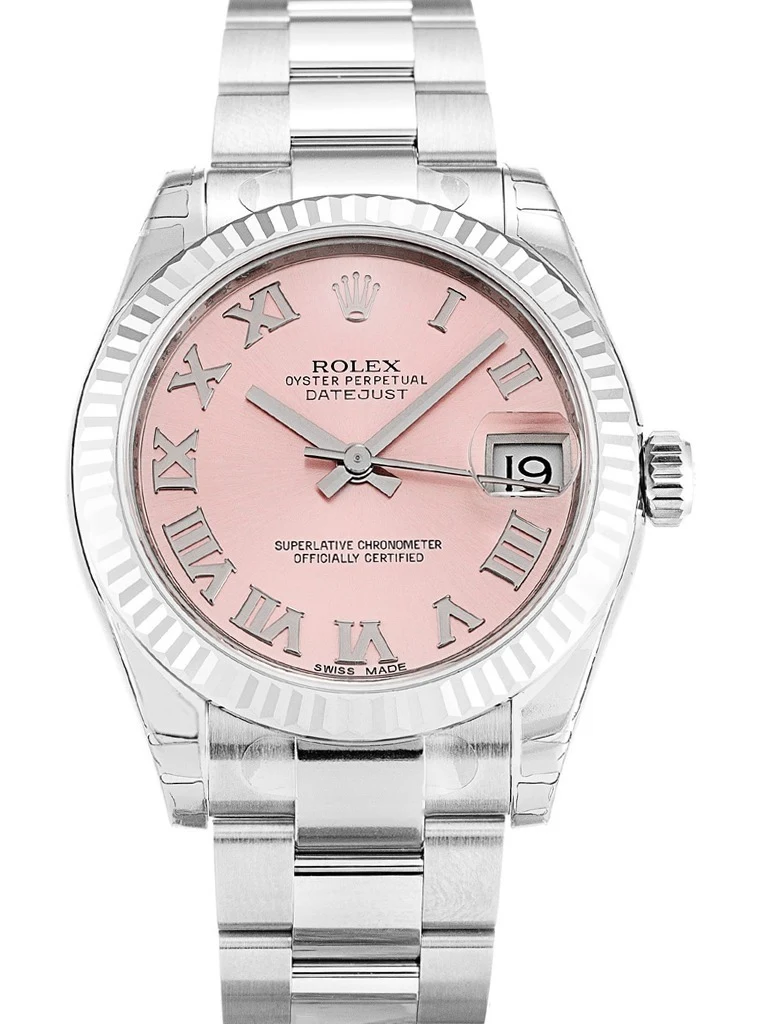 Lady-Datejust rosafarbenes Zifferblatt 178274