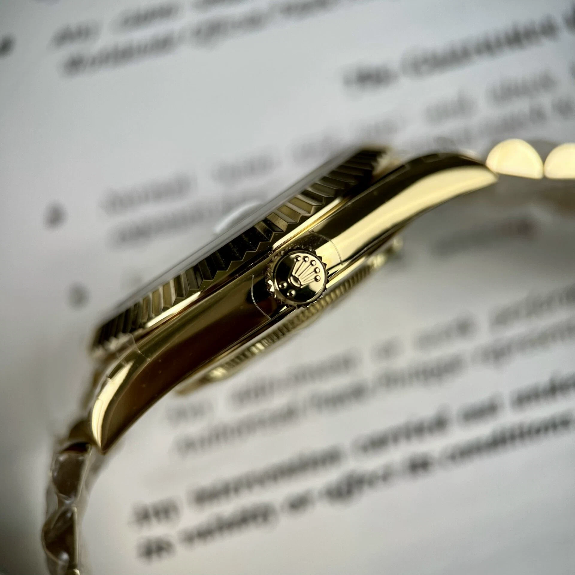 Rolex Day-Date Weißes Perlmutt Zifferblatt mit Diamantbesatz 128238-0123 36 mm – Superclone – Bild 6