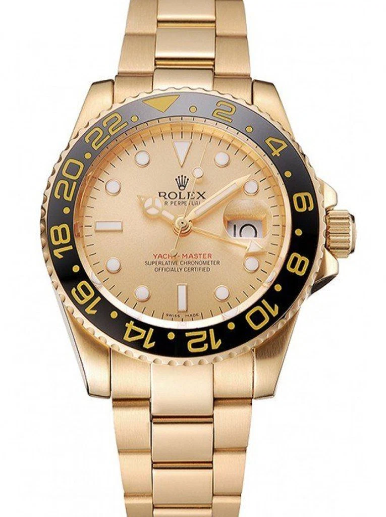 Superclone GMT-Master II goldfarbenes Zifferblatt 1453749