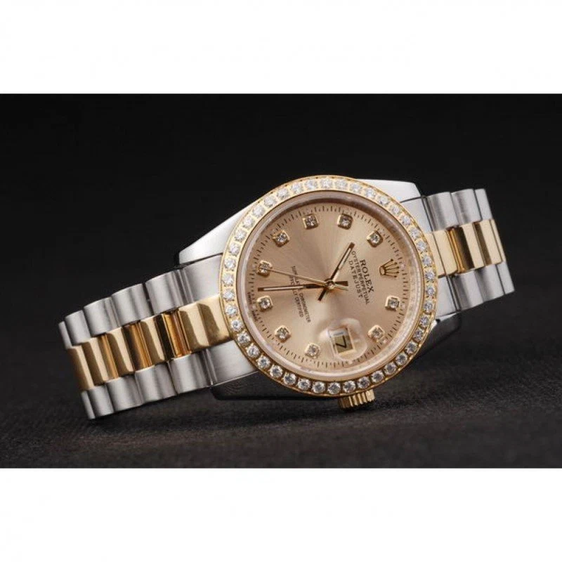 Superclone Datejust goldfarbenes Zifferblatt SRL40 Stilansicht