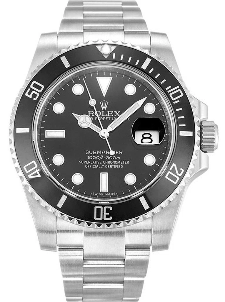 Submariner schwarzes Zifferblatt 116610LN