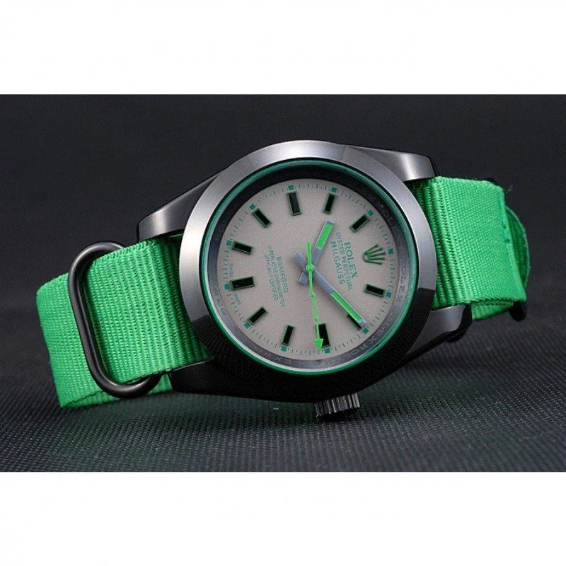 Milgauss grünes Zifferblatt 622004 Nahaufnahme