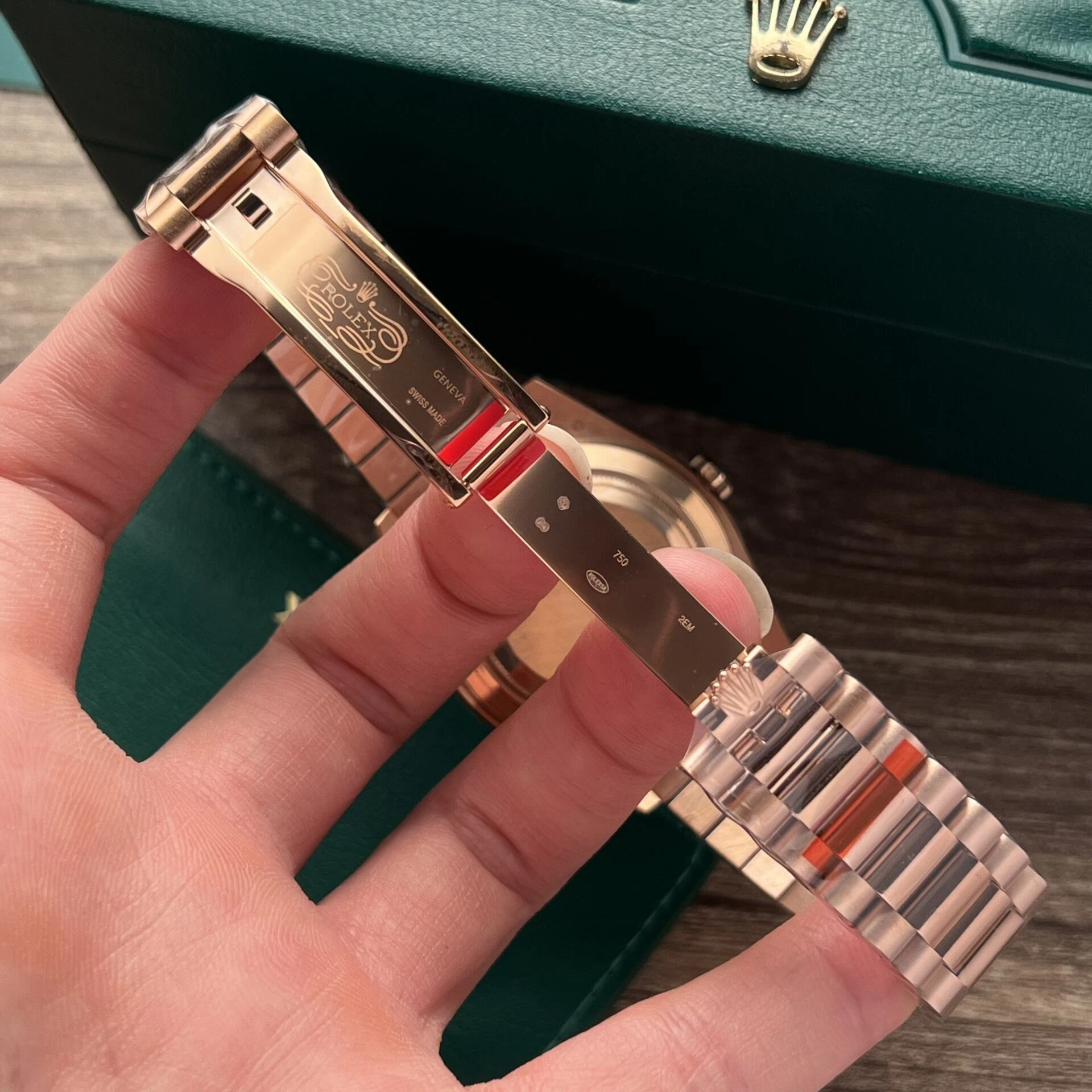 Rolex Day-Date schokoladenbraunes Zifferblatt 228345RBR 40 mm – Superclone – Bild 4