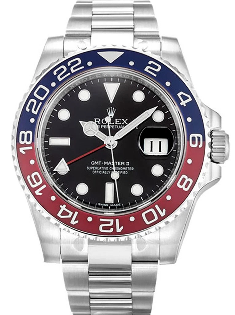 GMT-Master II schwarzes Zifferblatt 116719