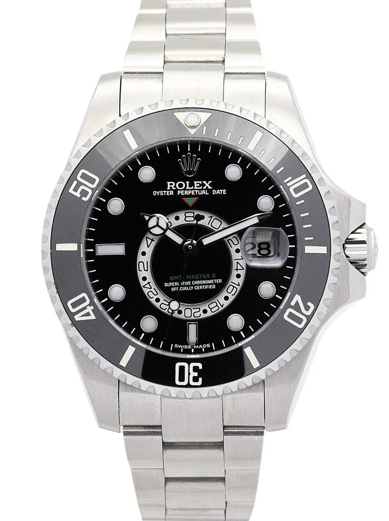 GMT-Master schwarzes Zifferblatt 16720