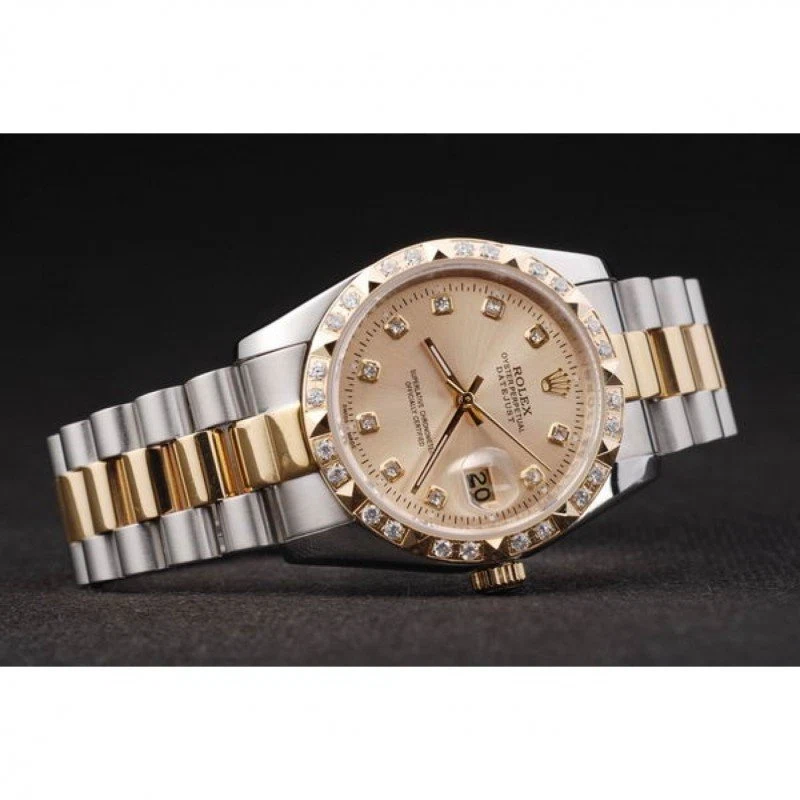 Superclone Datejust goldfarbenes Zifferblatt SRL41 Stilansicht