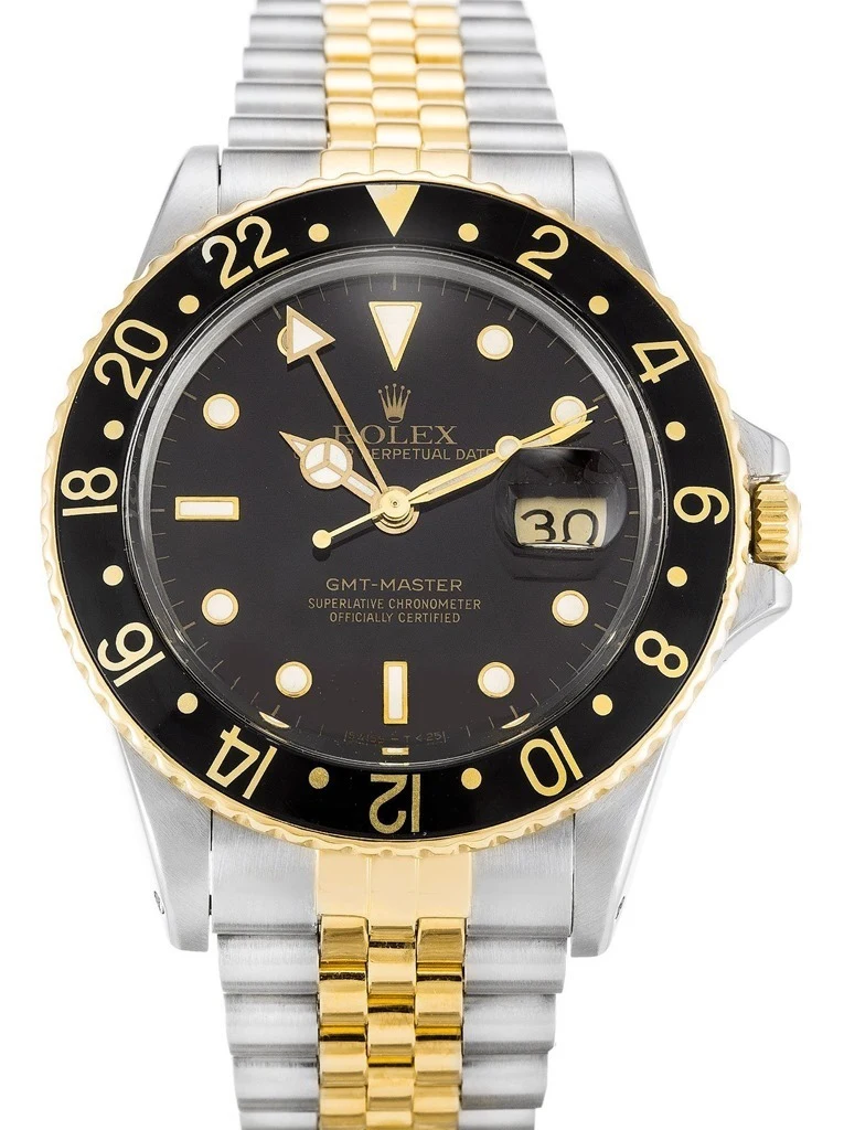 GMT-Master schwarzes Zifferblatt 16753