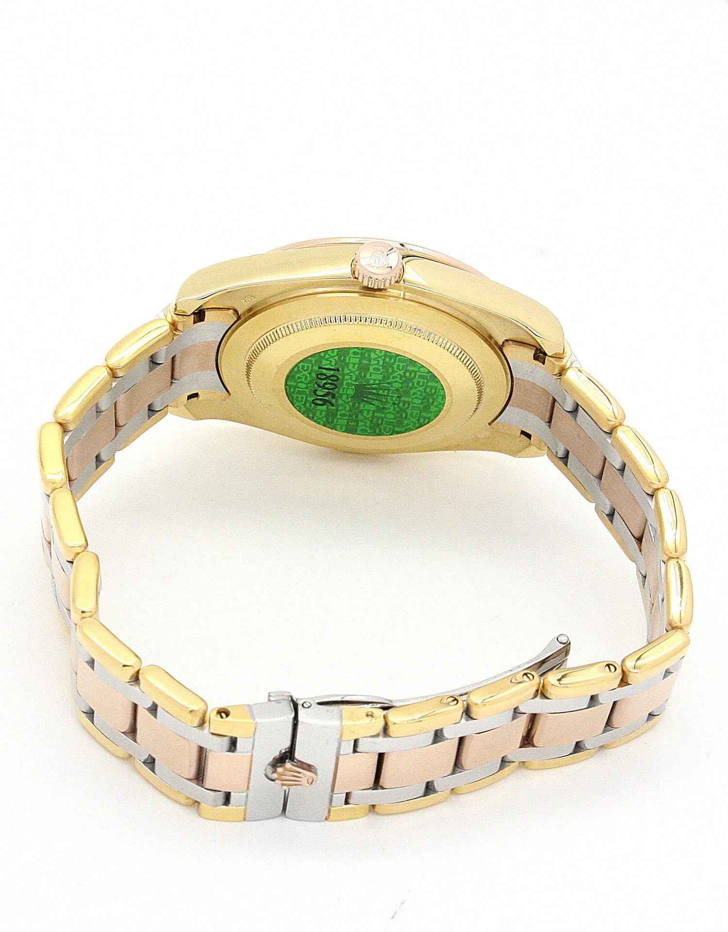 Day-Date Gelbgold mit Diamonds Zifferblatt 118346 Nahaufnahme