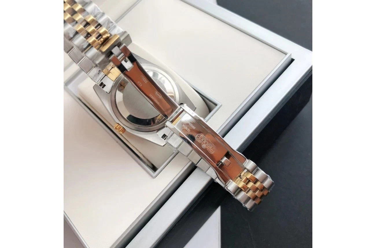 Datejust Roségold/Edelstahl Jubilee Grau/Römische Indizes Detailansicht