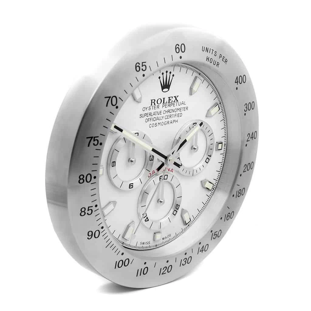 Wanduhr – DAYTONA Silber