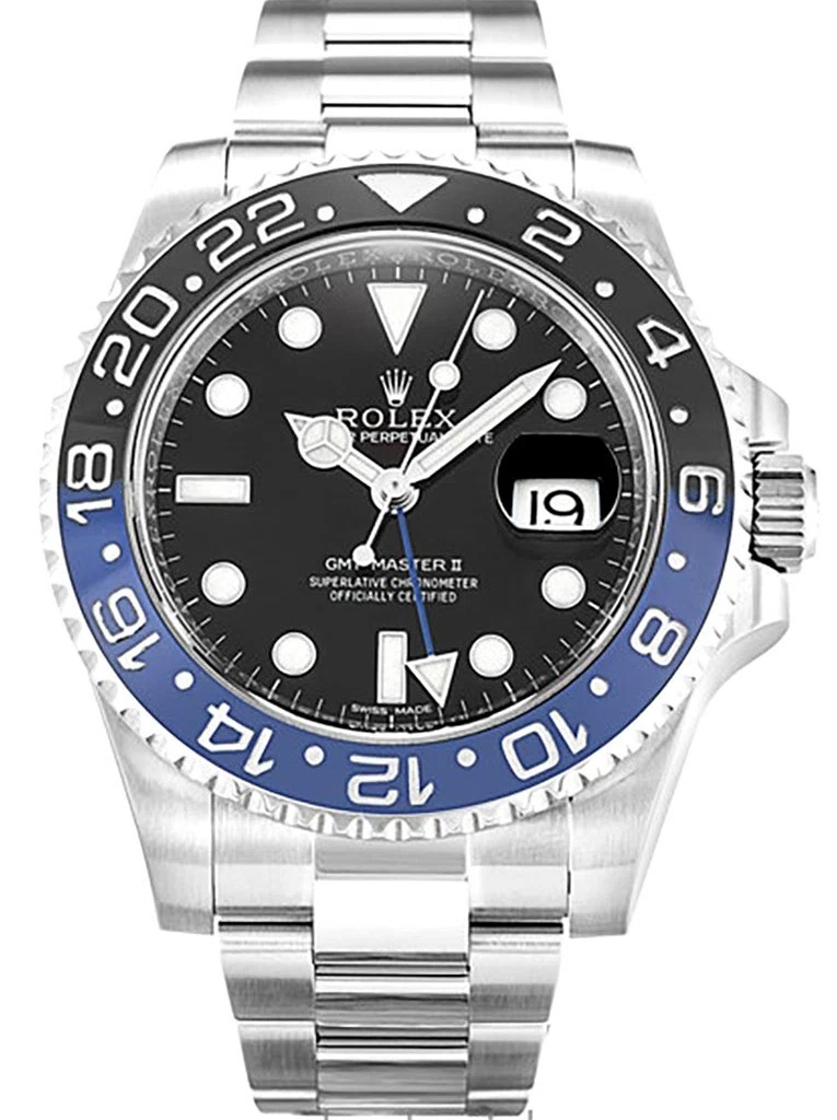 Superclone GMT-Master II schwarzes Zifferblatt 116710BLNR "Batman"