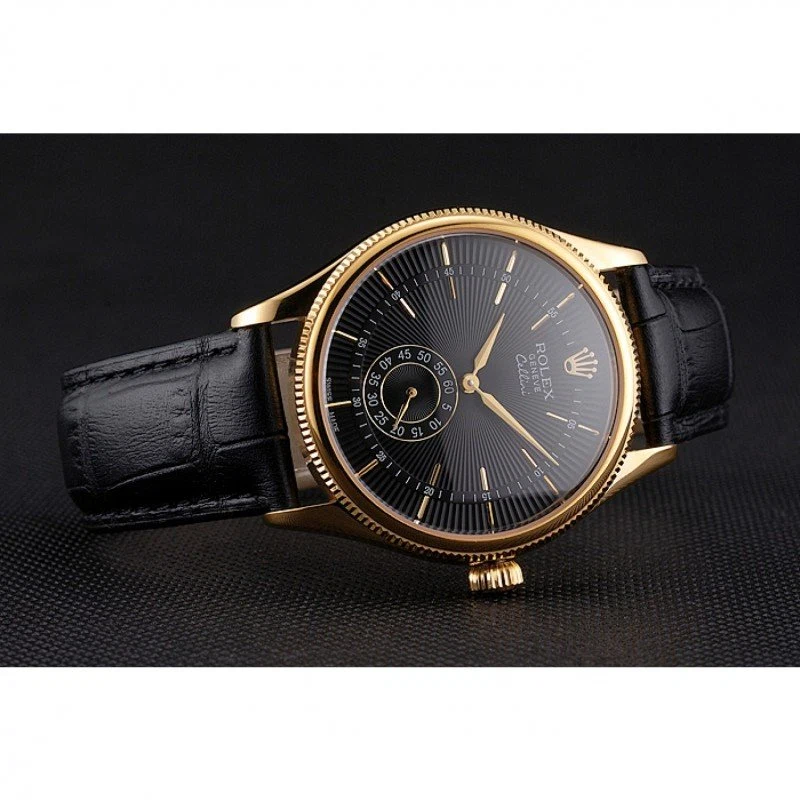 Superclone Cellini schwarzes Zifferblatt REP016806 Nahaufnahme