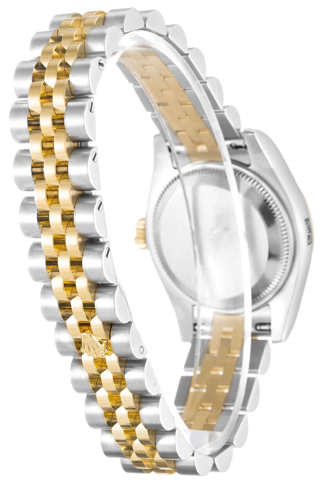 Lady-Datejust silberfarbenes Zifferblatt 179173-2 Perspektivansicht