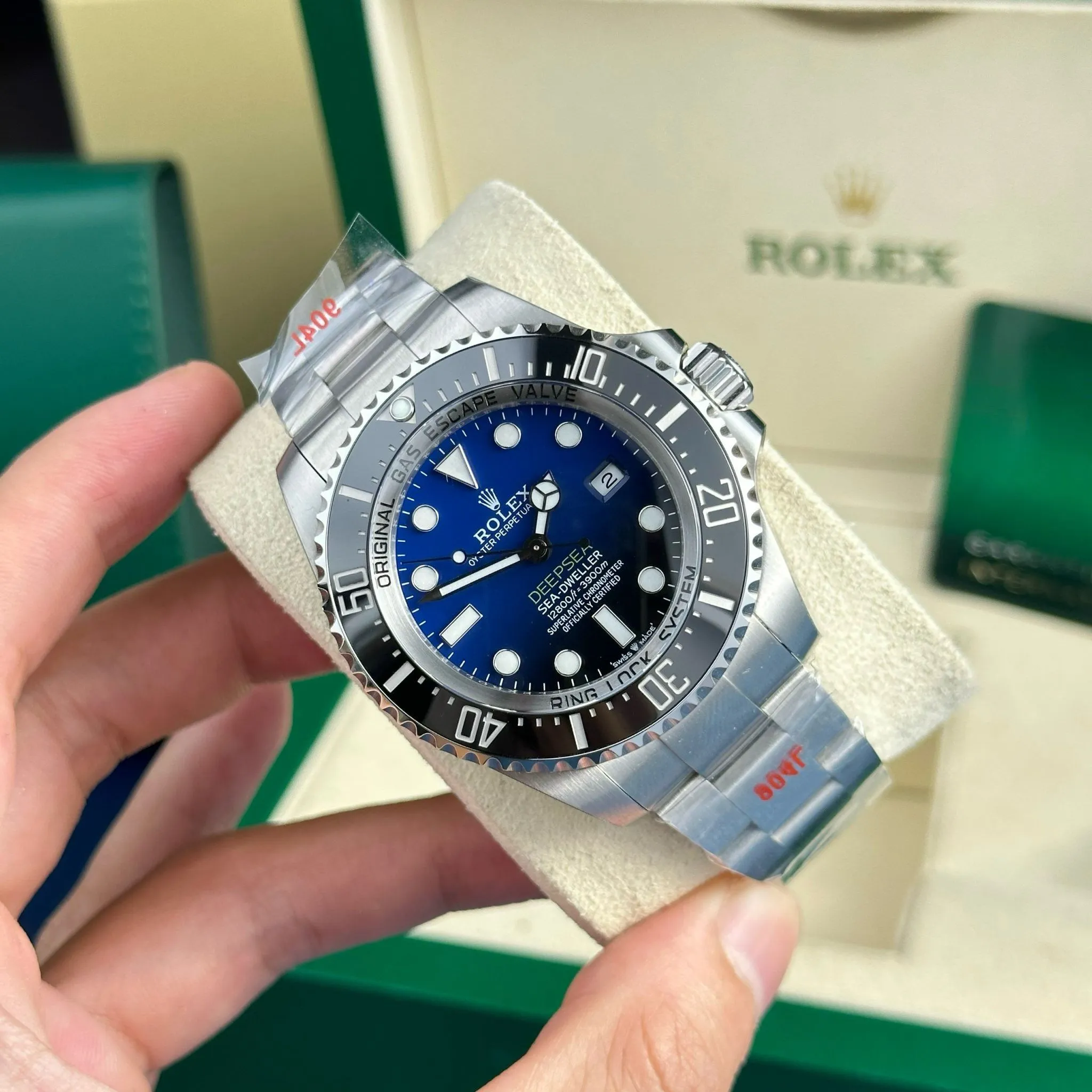 Deepsea James Cameron Zifferblatt Schwarz Lünette Oyster Armband