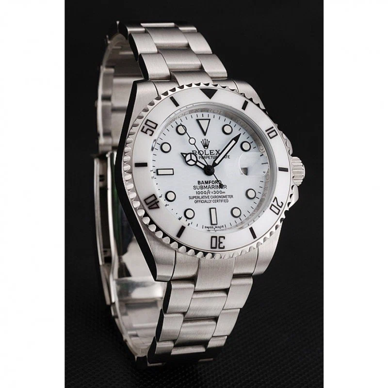 Submariner weißes Zifferblatt 1453863 Perspektivansicht