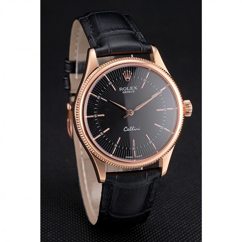 Superclone Cellini schwarzes Zifferblatt REP016815 Schrägansicht