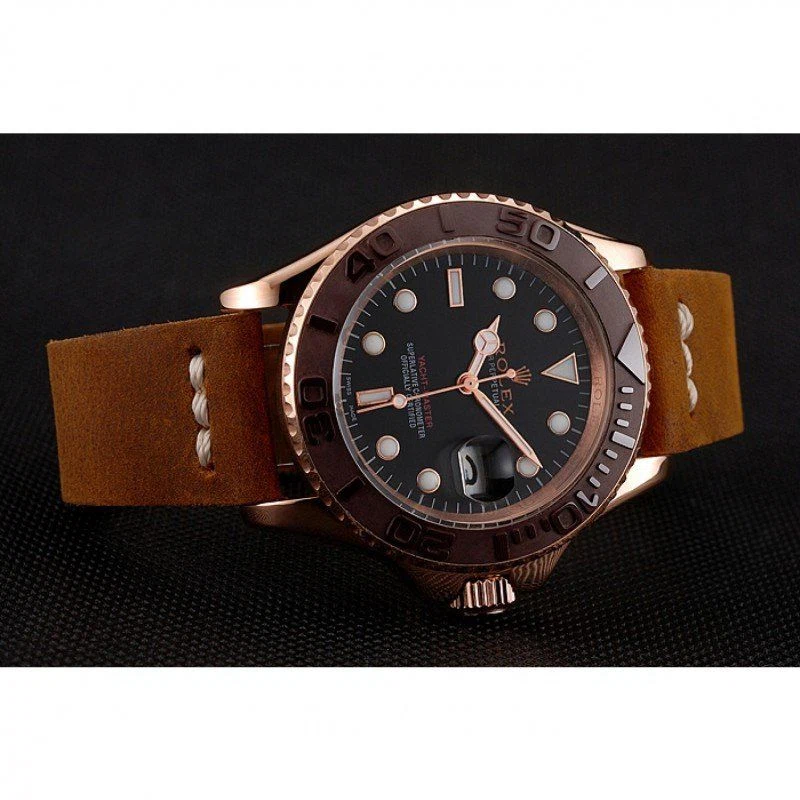 Yacht-Master schwarzes Zifferblatt 1453860 Schrägansicht