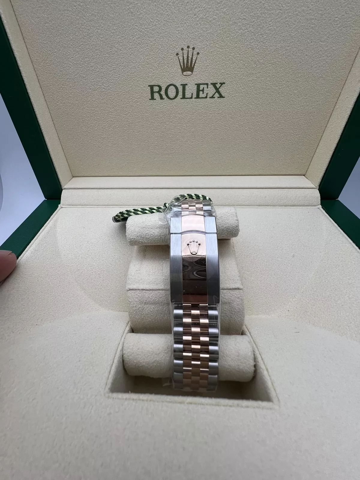 Superclone Datejust schokoladenbraunes Zifferblatt 126231 Jubilee Designdetail